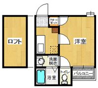 コンフォートベネフィス六本松1の間取り画像