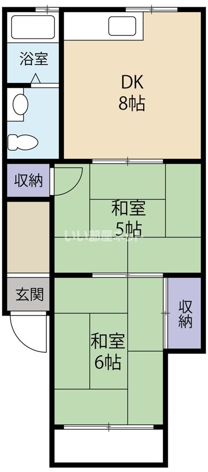 共和コーポの外観画像