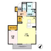 アンジューセオ Aの間取り画像