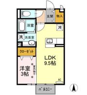 プランタン Bの間取り画像