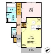 プチクールⅢ・Ⅴ Ⅲの間取り画像
