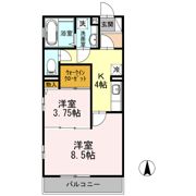 クレストⅡの間取り画像