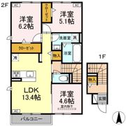 ボルベールの間取り画像