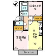 プレジールおだの間取り画像