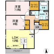 セントラルスクエア N棟の間取り画像