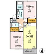 リバーパーク F棟の間取り画像