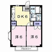 コーポ鷲峰の間取り画像