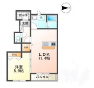 リバティコート永盛の間取り画像