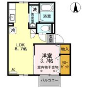 ファルコン久留米高校駅前の間取り画像