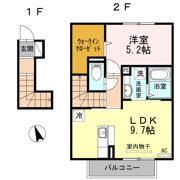 サンライズ御井Ⅱの間取り画像