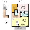 サンライズ御井Ⅱの間取り画像