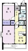 ファインヒル吉根Aの間取り画像