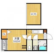 コンフォートベネフィス室見3の間取り画像