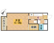 コーポFK Bの間取り画像