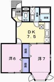 パルトネールFーⅢの間取り画像