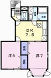 パルトネールFーⅢの間取り画像