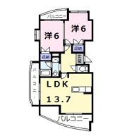 クレッシェンド美宇の間取り画像