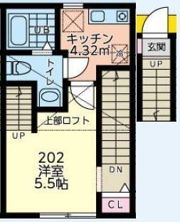 エルフォルク淵野辺の間取り画像