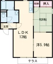 フォーレス榎Aの間取り画像