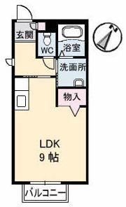 メゾン ド モンターニュの間取り画像