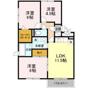 セジュールMEタケイシ Aの間取り画像