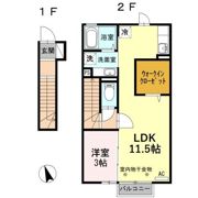 アプロード野神の間取り画像
