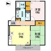 シャトレー緑ヶ丘 Aの間取り画像