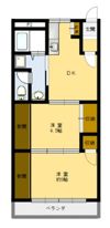 ライフステージ広瀬 京田Ⅱの間取り画像