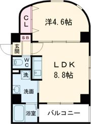 エクセレント天理の間取り画像