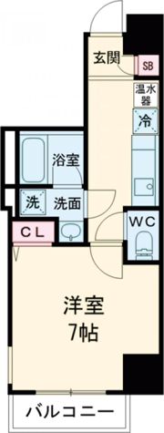 アドバンス三宮ステージアの間取り画像