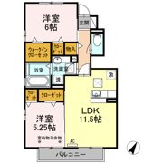 ロードサイド葵 Cの間取り画像