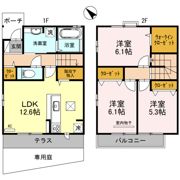 テラス星ヶ丘の間取り画像