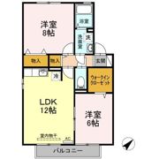 クウラージュ D棟の間取り画像