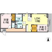 プレジデント持田 A棟の間取り画像