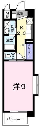 ヒロ・ファースト ケイの間取り画像
