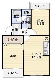 トラストⅡの間取り画像