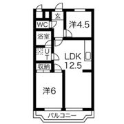 梅森坂マンションの間取り画像