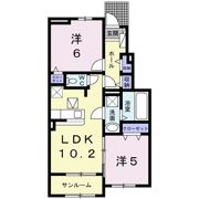 ヴェルミリオンⅠの間取り画像