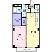 ハピネスハイツの間取り画像