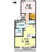 ルミエール長嶺の間取り画像