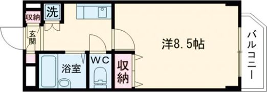 サニープレイスの間取り画像