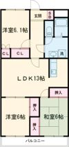 フレシールの間取り画像