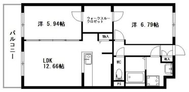 プレメール 上土の間取り画像