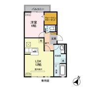 クローカスNIIZA Aの間取り画像