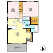 イーストヒルズ雅Ⅲの間取り画像