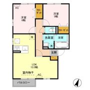 リュージュ Aの間取り画像