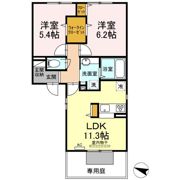 プラージュKJの間取り画像