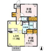 ウインディア B棟の間取り画像