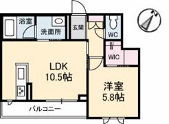 Luana(ルアナ)の間取り画像