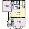 コートドールAの間取り画像